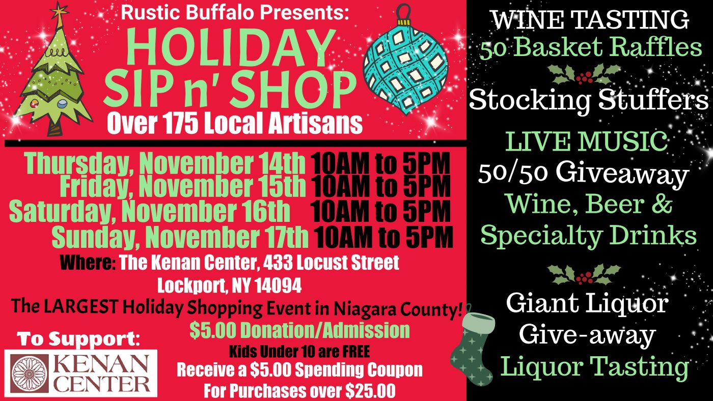 Rustic Buffalo Sip & Shop 2024 Kenan Center